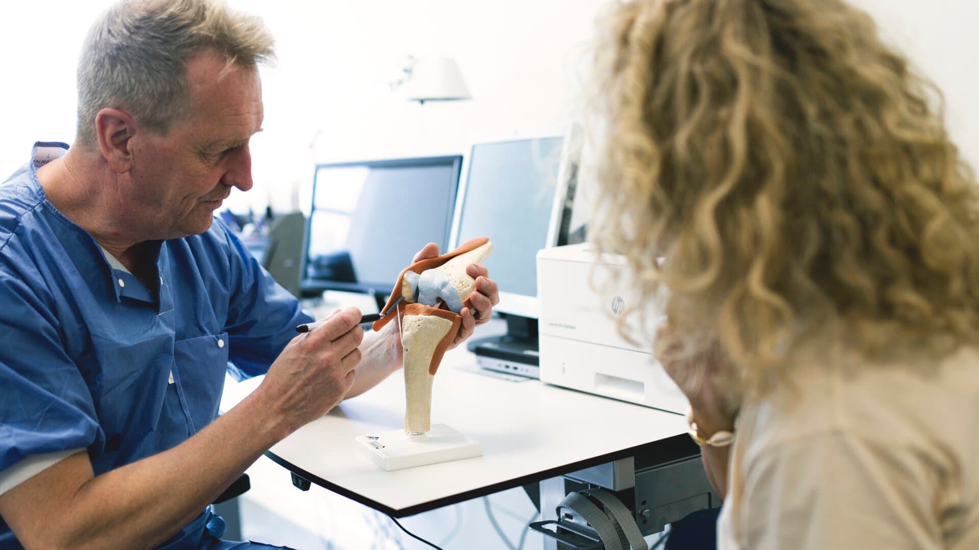 Patientbesök med ortoped