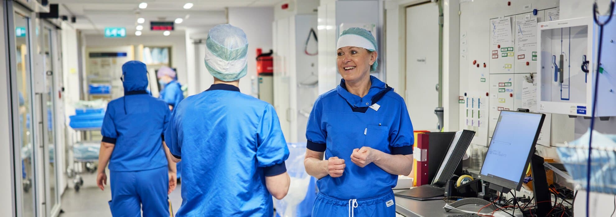 Personal i korridor Personal i korridor